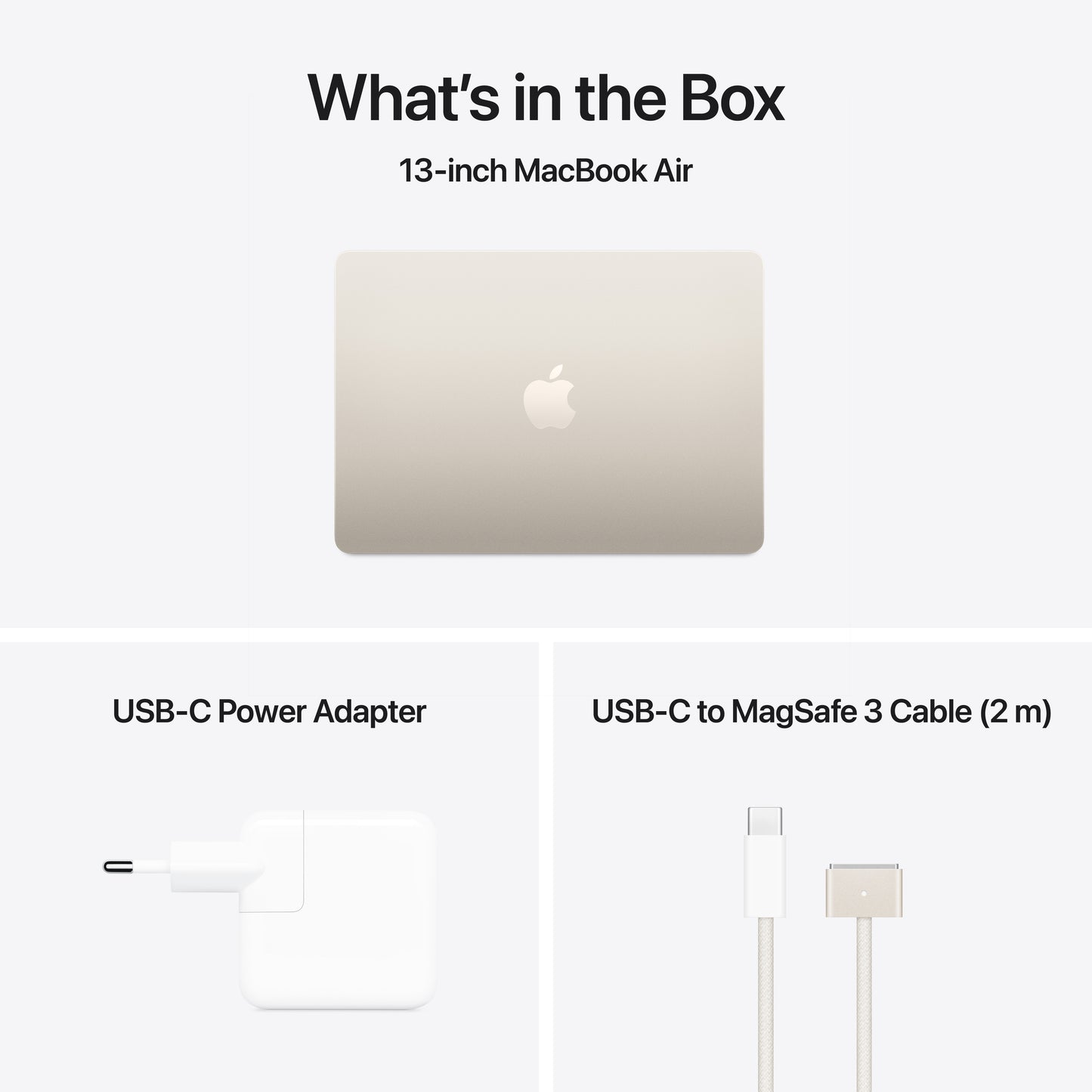 MacBook Air 13,6", Apple M4 10jádrové CPU, 10jádrové GPU, 16GB, 512GB SSD, CZ - hvězdně bílý - iSTYLE CZ