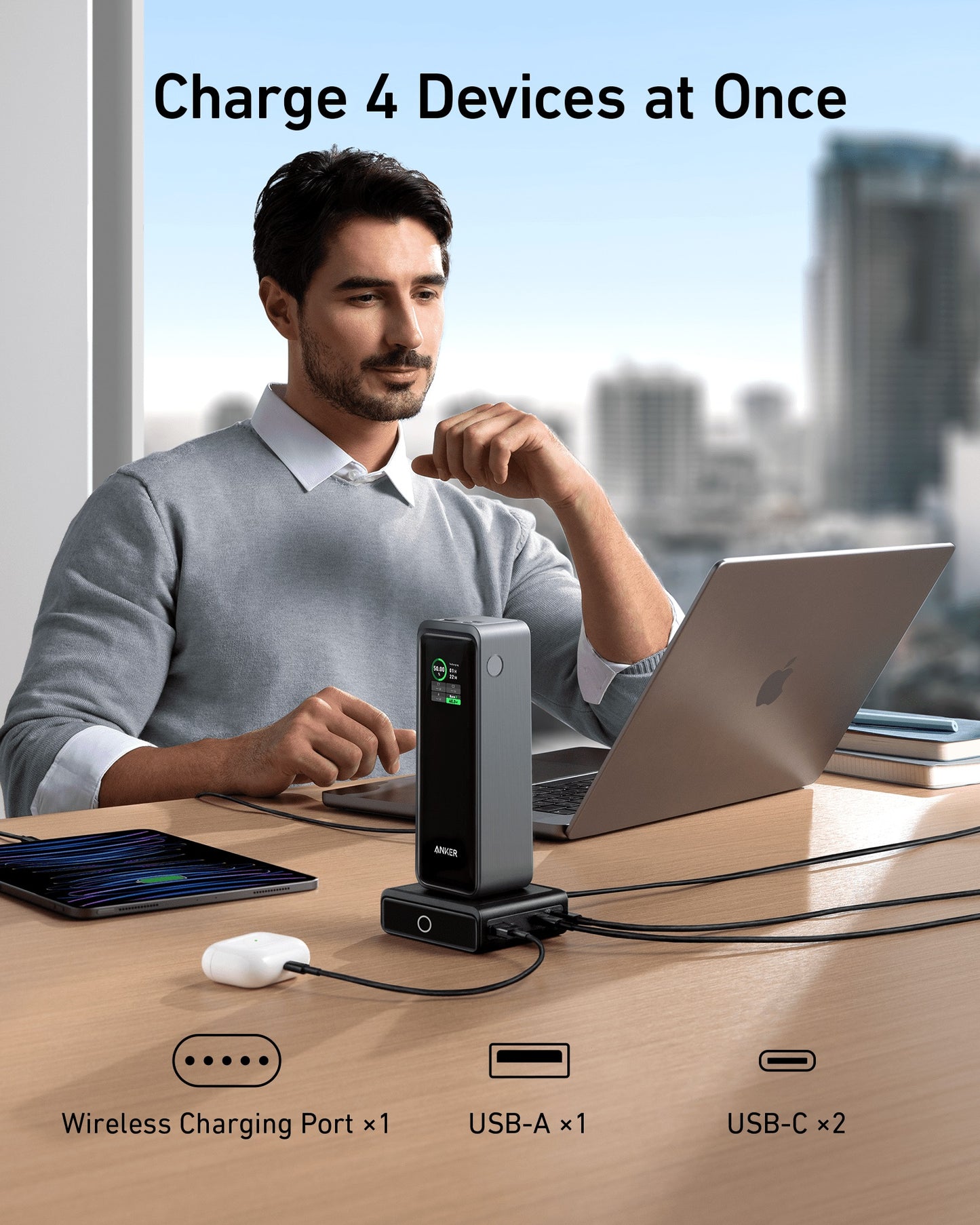 Nabíjecí základna pro powerbanky Anker 100W - iSTYLE CZ