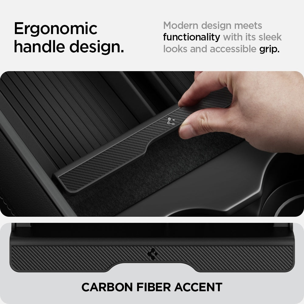 Organizér pro středovou konzoli Spigen Tesla Center Console Organizer - černý - iSTYLE CZ