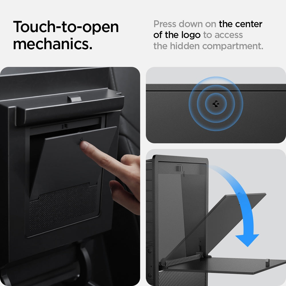 Skrytý úložný box Spigen Tesla Center Console Organizer Hidden Storage Box - černý - iSTYLE CZ