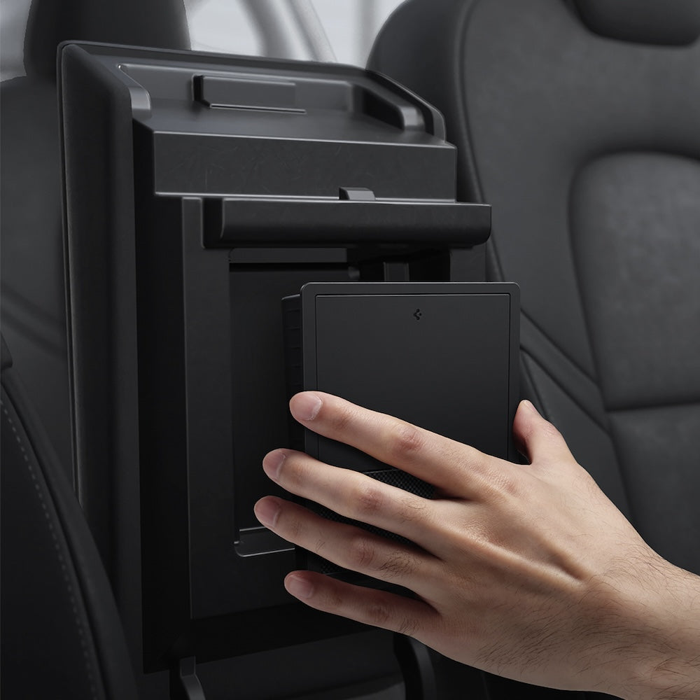 Skrytý úložný box Spigen Tesla Center Console Organizer Hidden Storage Box - černý - iSTYLE CZ
