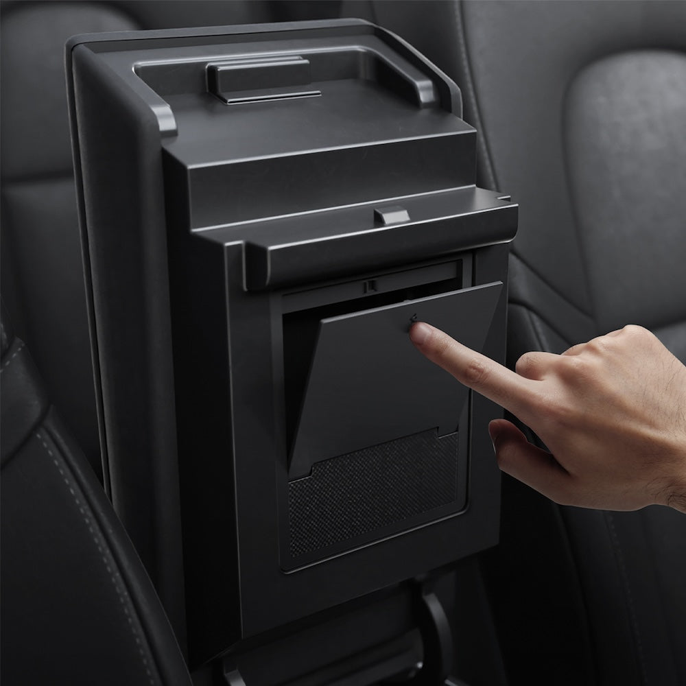 Skrytý úložný box Spigen Tesla Center Console Organizer Hidden Storage Box - černý - iSTYLE CZ