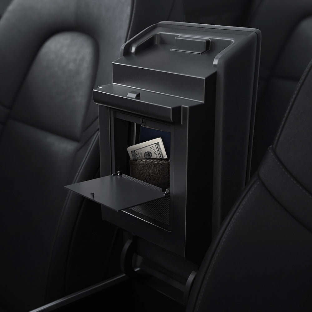Skrytý úložný box Spigen Tesla Center Console Organizer Hidden Storage Box - černý - iSTYLE CZ