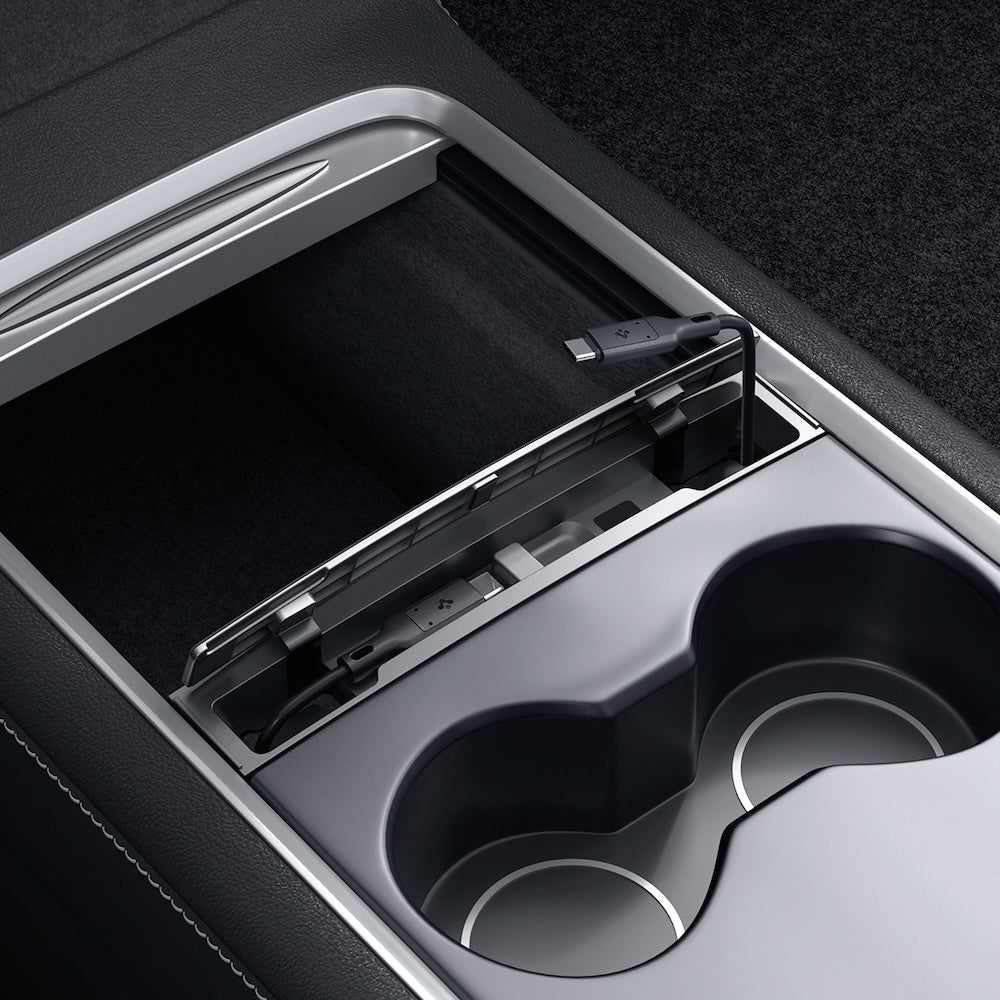 Stanice na organizaci kabelů Spigen Tesla Cable Organizer Station - černá - iSTYLE CZ