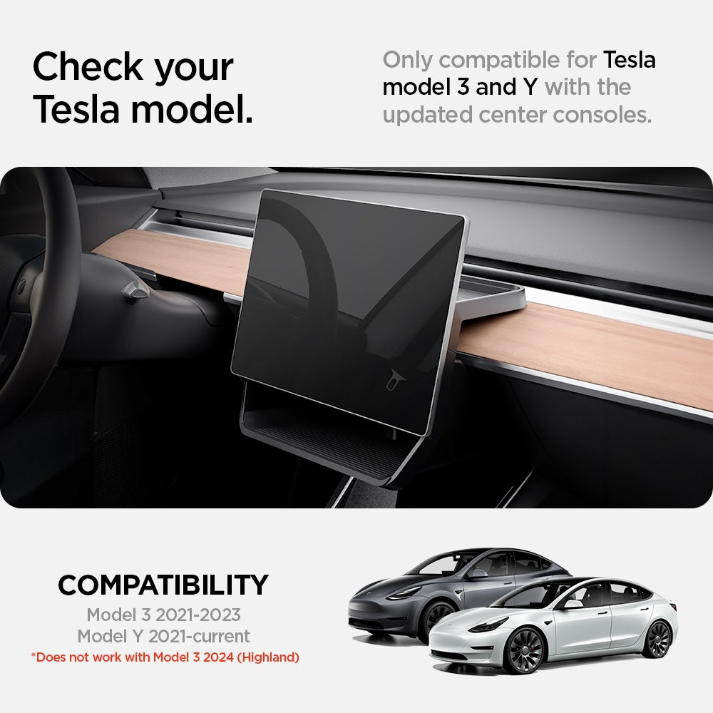 Organizér Spigen Tesla Under Screen Storage Organize - černý - iSTYLE CZ