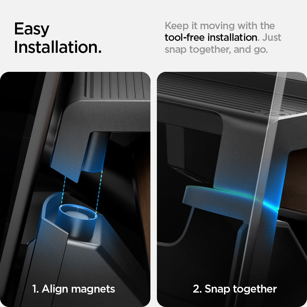 Organizér Spigen Tesla Under Screen Storage Organize - černý - iSTYLE CZ