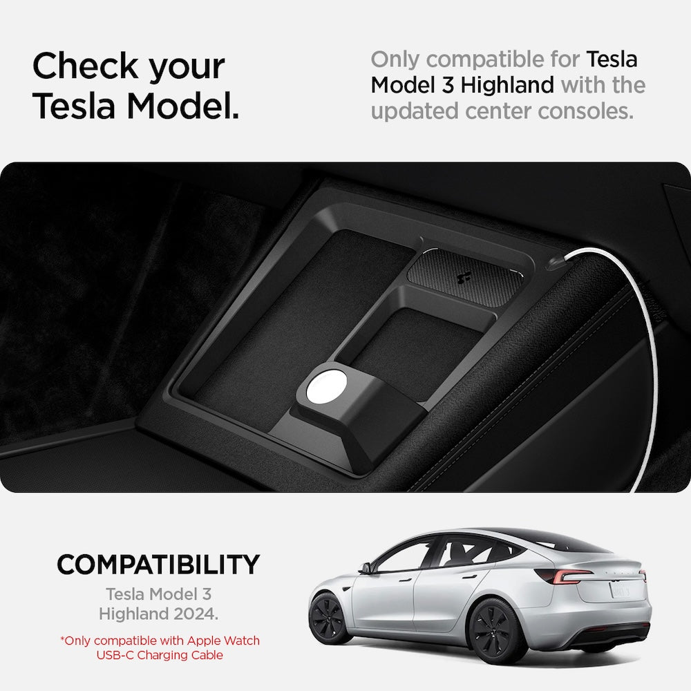 Nabíjecí stanice Spigen Tesla 3 in 1 Wireless Charging Hub Mount - černá - iSTYLE CZ