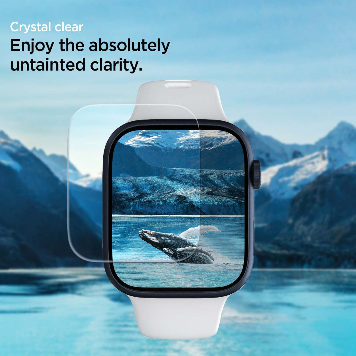 Sada ochranných fólií na Apple Watch 45 mm Spigen Film Neo Flex - iSTYLE CZ