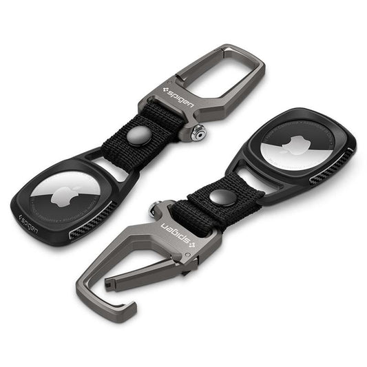 Pouzdro na AirTag Spigen Rugged Armor - černé - iSTYLE CZ