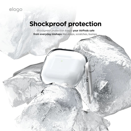 Závěsné pouzdro pro AirPods 4 Elago Hybrid Hang Case - průhledné - iSTYLE CZ