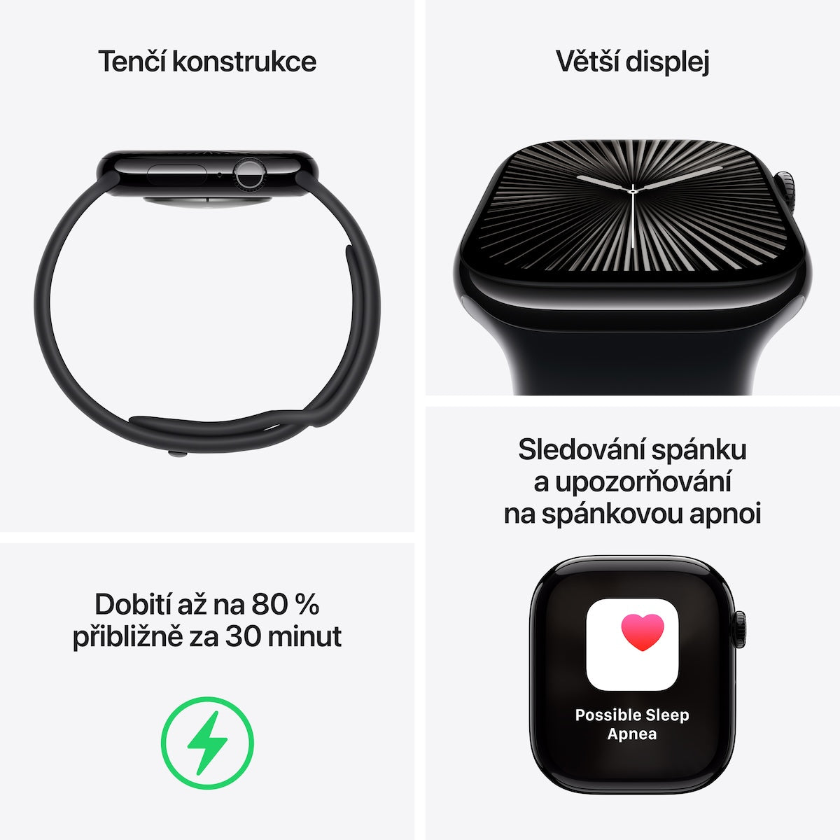 Apple Watch Series 10 GPS + Cellular 46mm břidlicově šedé titanové pouzdro s břidlicově šedým milánským tahem - M/L - iSTYLE CZ