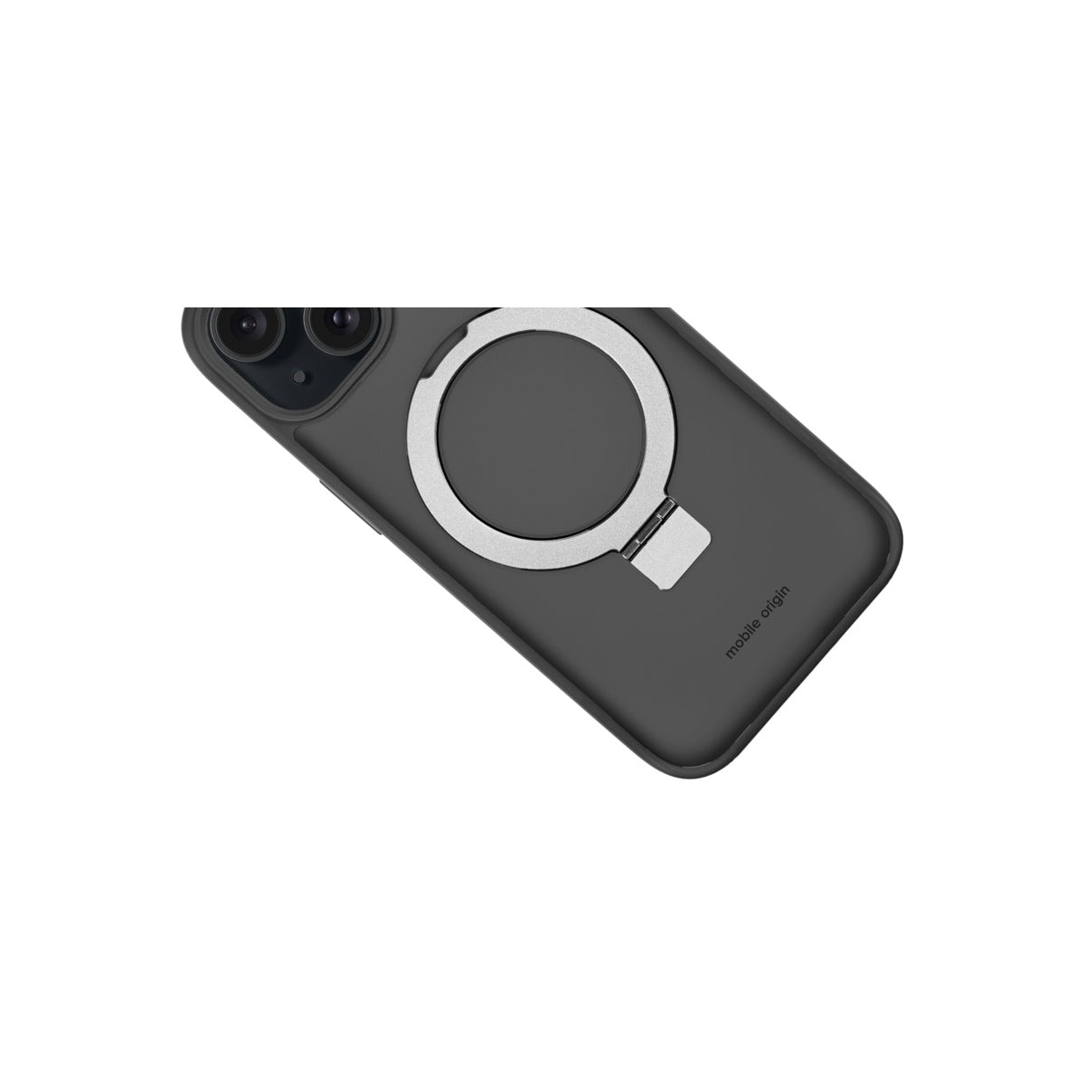 Pouzdro na iPhone 15 Mobile Origin RingMag - černé - iSTYLE CZ