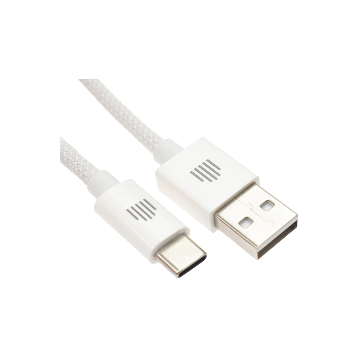 Pletený kabel USB-A / USB-C Dviced 1,25 m – bílý - iSTYLE CZ