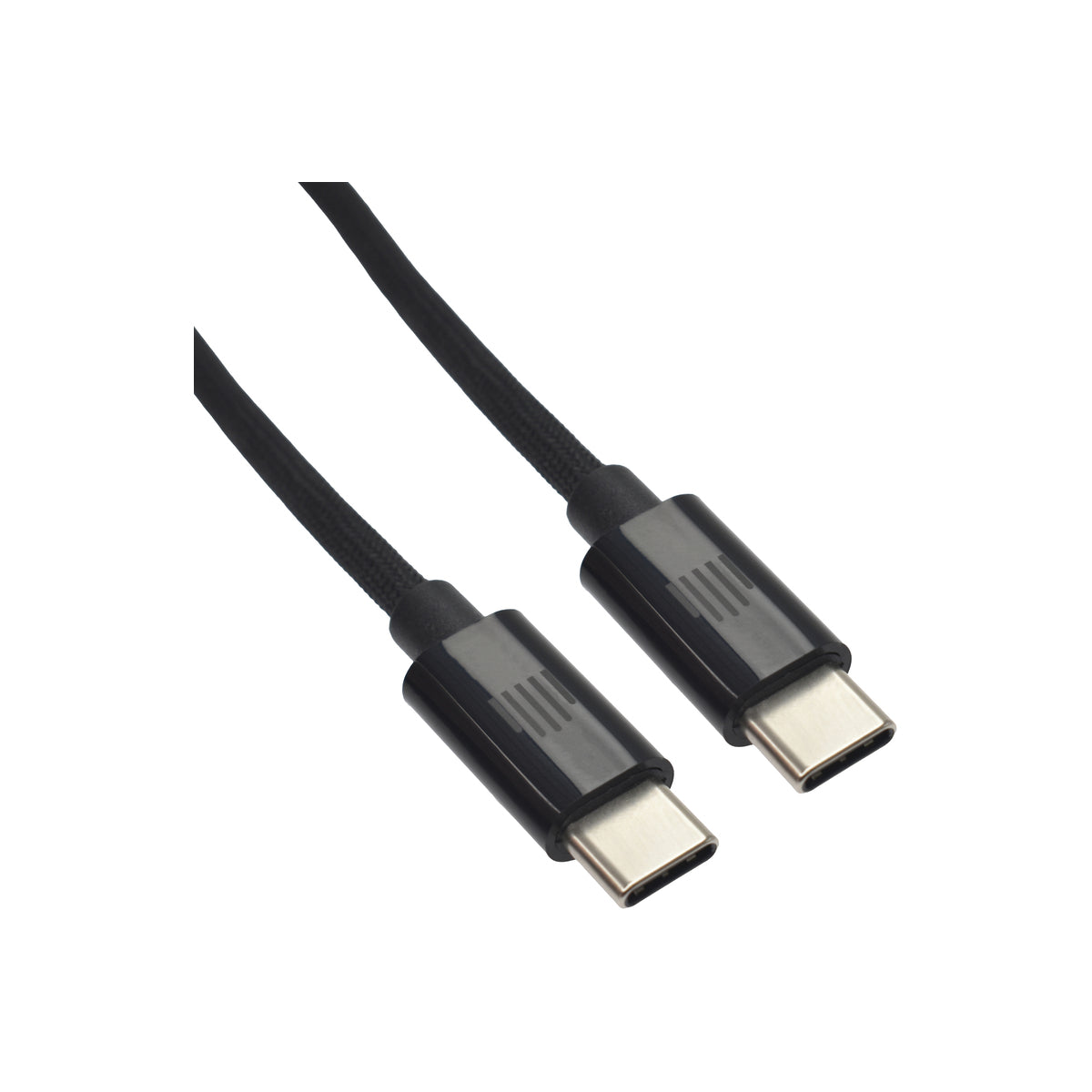 Pletený kabel USB-C / USB-C Dviced 0,25 m – černý - iSTYLE CZ