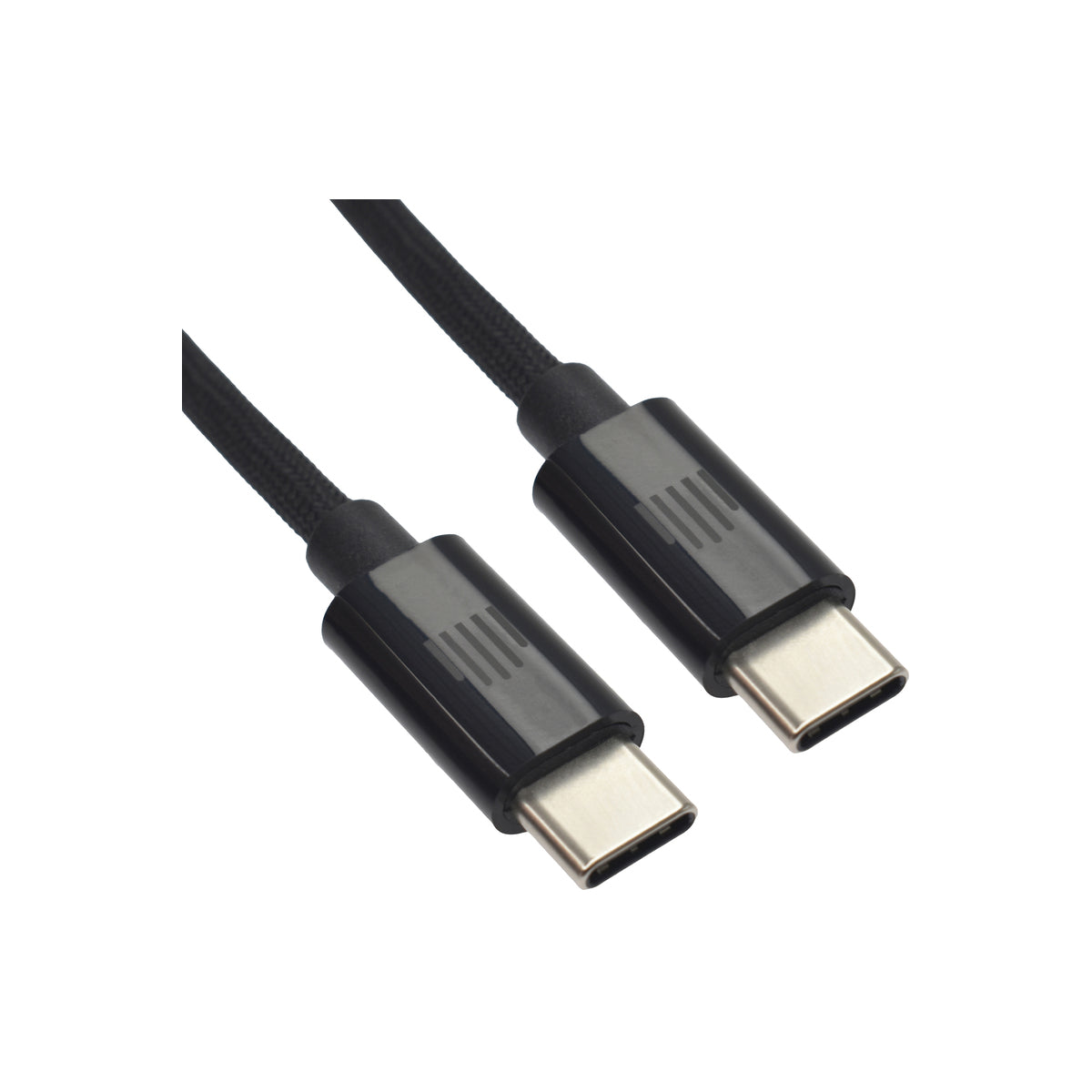 Pletený kabel USB-C / USB-C Dviced 1,25 m – černý - iSTYLE CZ