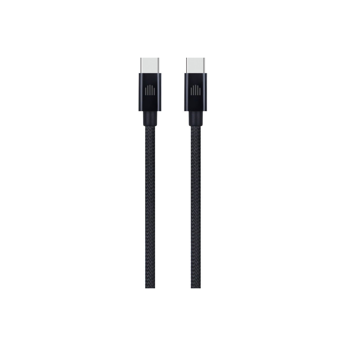 Pletený kabel USB-C / USB-C Dviced 1,25 m – černý - iSTYLE CZ
