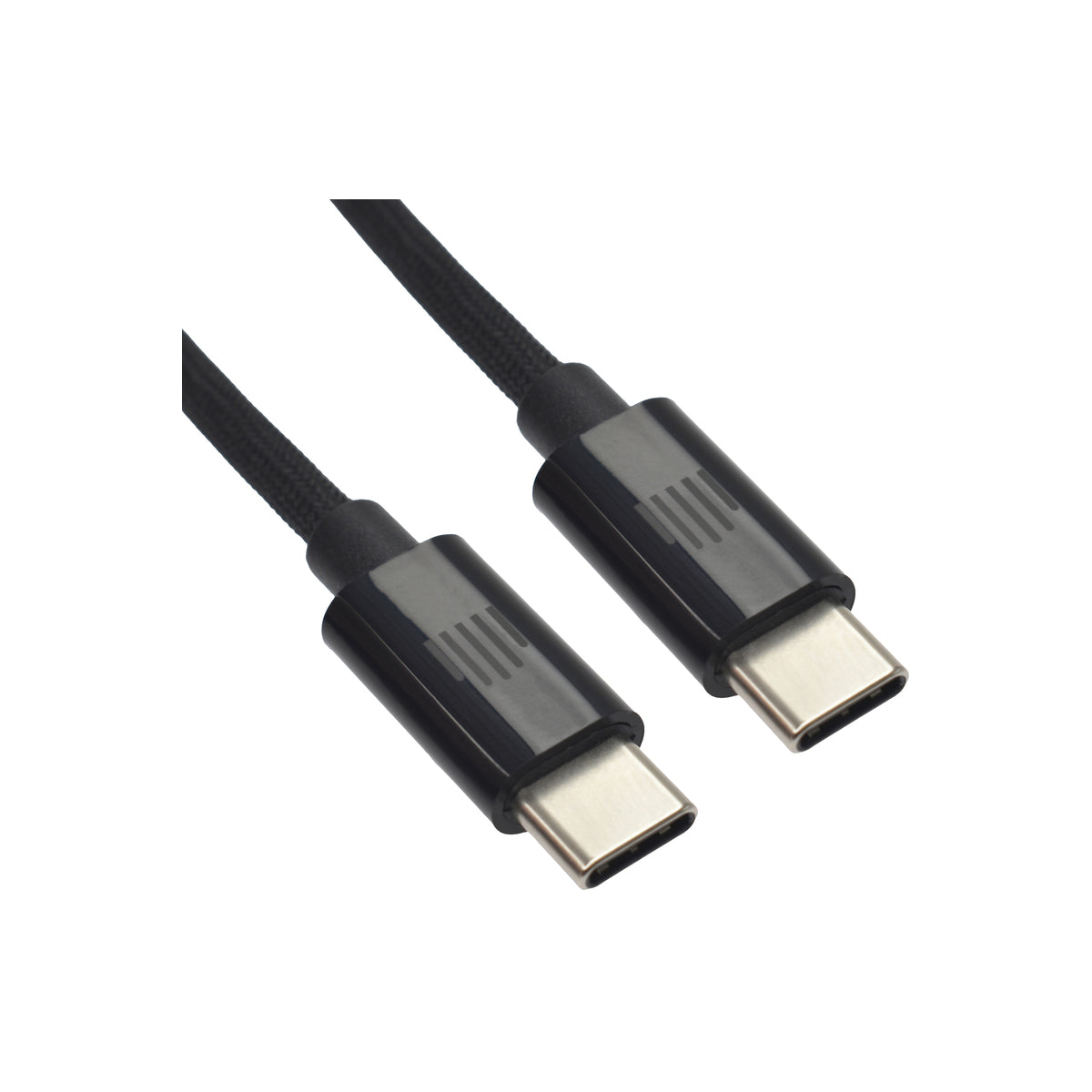 Pletený kabel USB-C / USB-C Dviced 2 m – černý - iSTYLE CZ