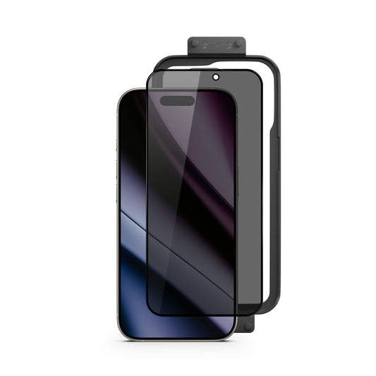 Ochranné sklo s instalačním rámečkem pro iPhone 16 Pro Max Epico Privacy Glass 3D - iSTYLE CZ