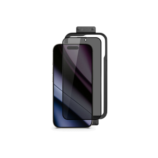 Ochranné sklo s instalačním rámečkem pro iPhone 16 Epico Privacy Glass 3D - iSTYLE CZ