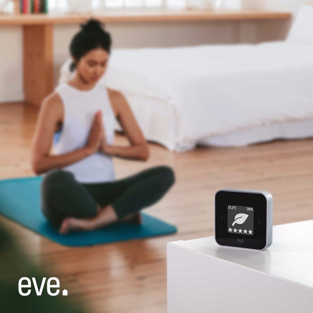 Vnitřní monitor kvality ovzduší Eve Room s podporou Thread - iSTYLE CZ