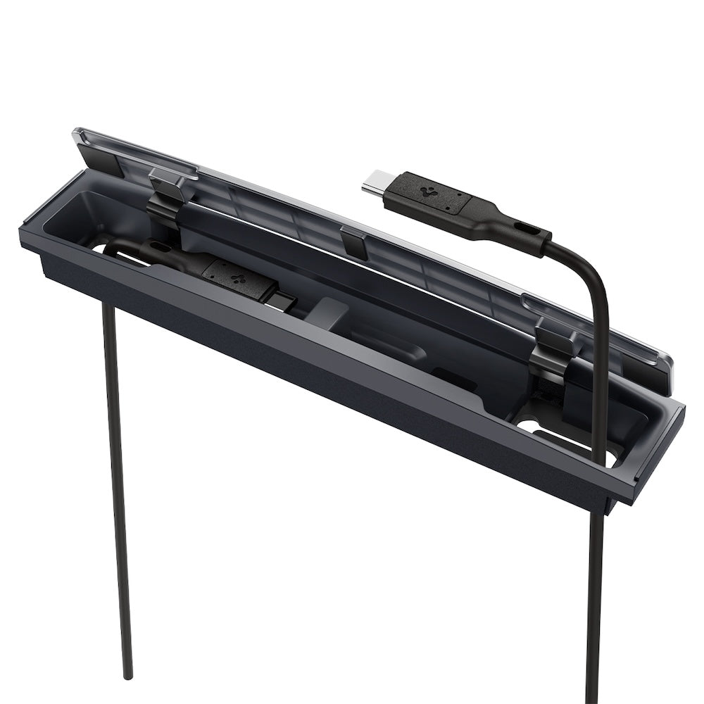 Stanice na organizaci kabelů Spigen Tesla Cable Organizer Station - černá - iSTYLE CZ