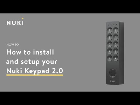 Klávesnice Nuki KEYPAD 2.0 se čtečkou otisků prstu - iSTYLE CZ