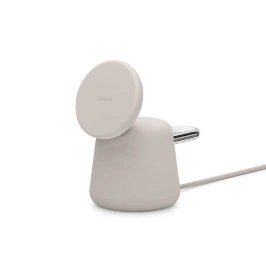 MagSafe bezdrátový nabíjecí dok Belkin 2v1 - pískový - iSTYLE CZ