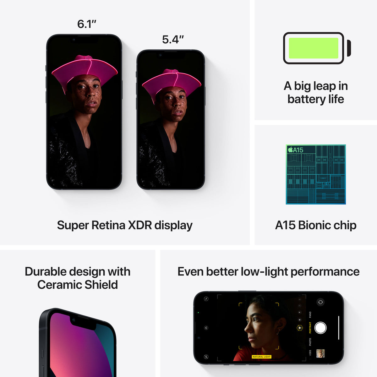 Apple iPhone 13 mini 128GB - temně inkoustový (použité, opotřebené) - iSTYLE CZ