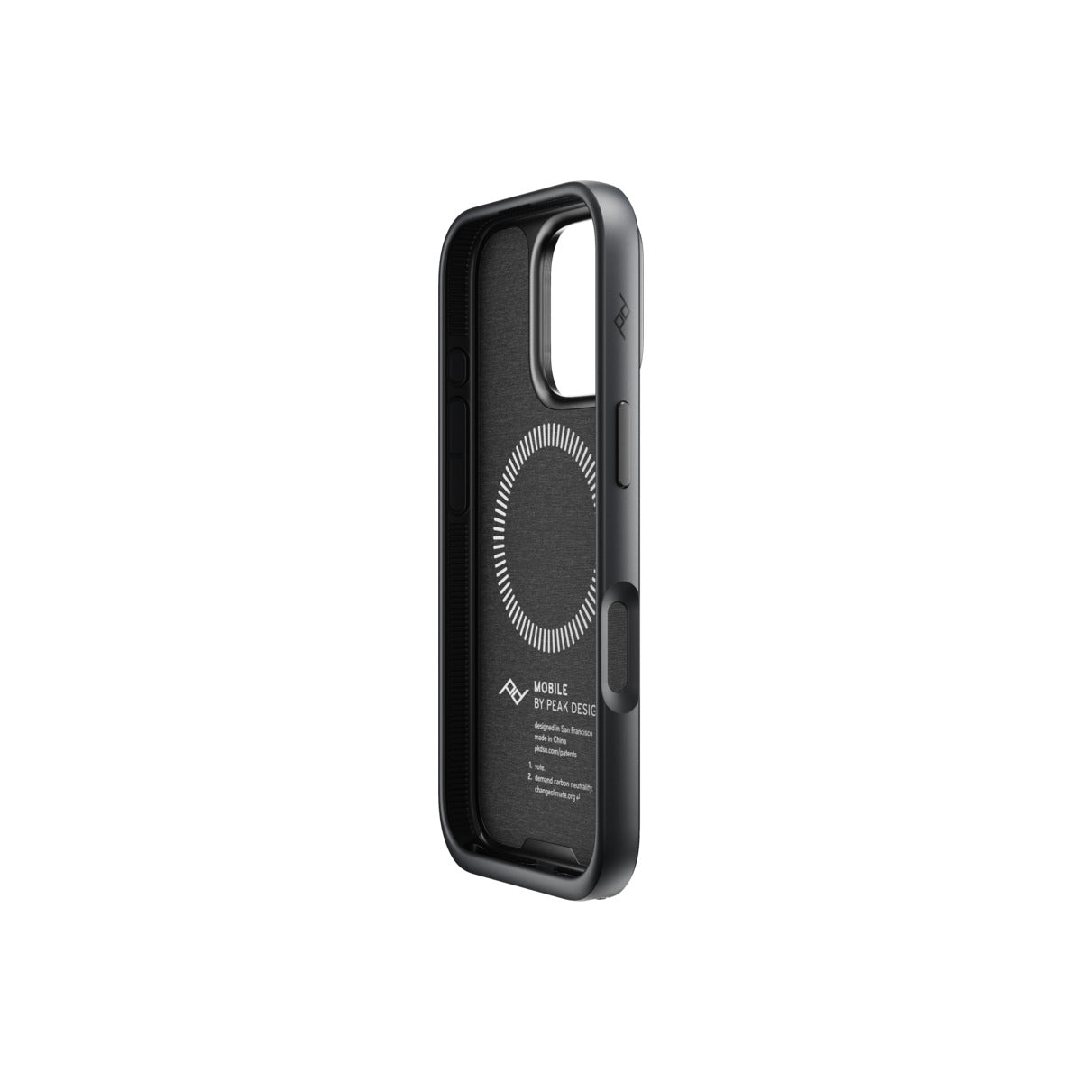 Kryt pro iPhone 16 Pro Peak Design Mobile Everyday Fabric Case - tmavě šedý - iSTYLE CZ