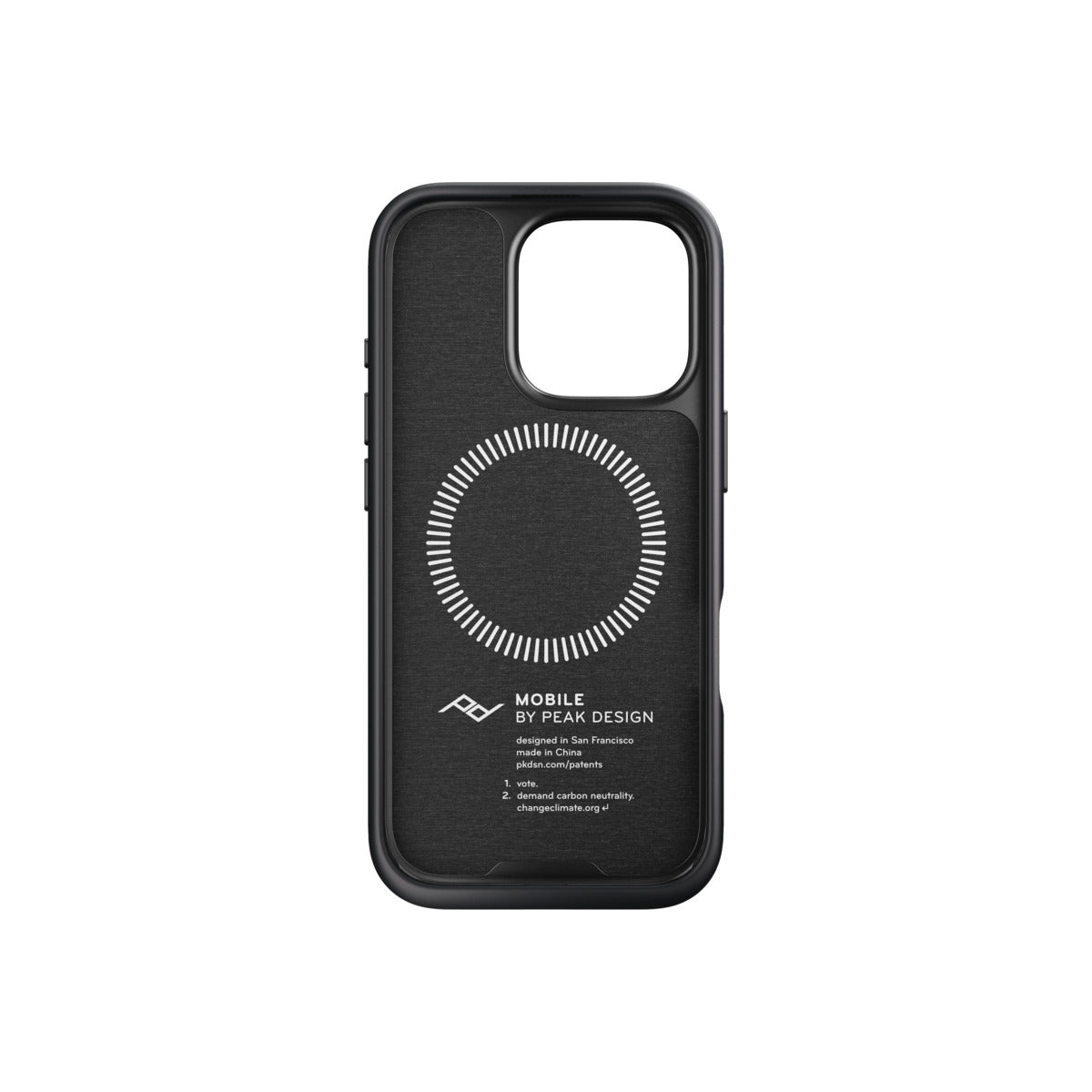 Kryt pro iPhone 16 Pro Peak Design Mobile Everyday Fabric Case - tmavě šedý - iSTYLE CZ