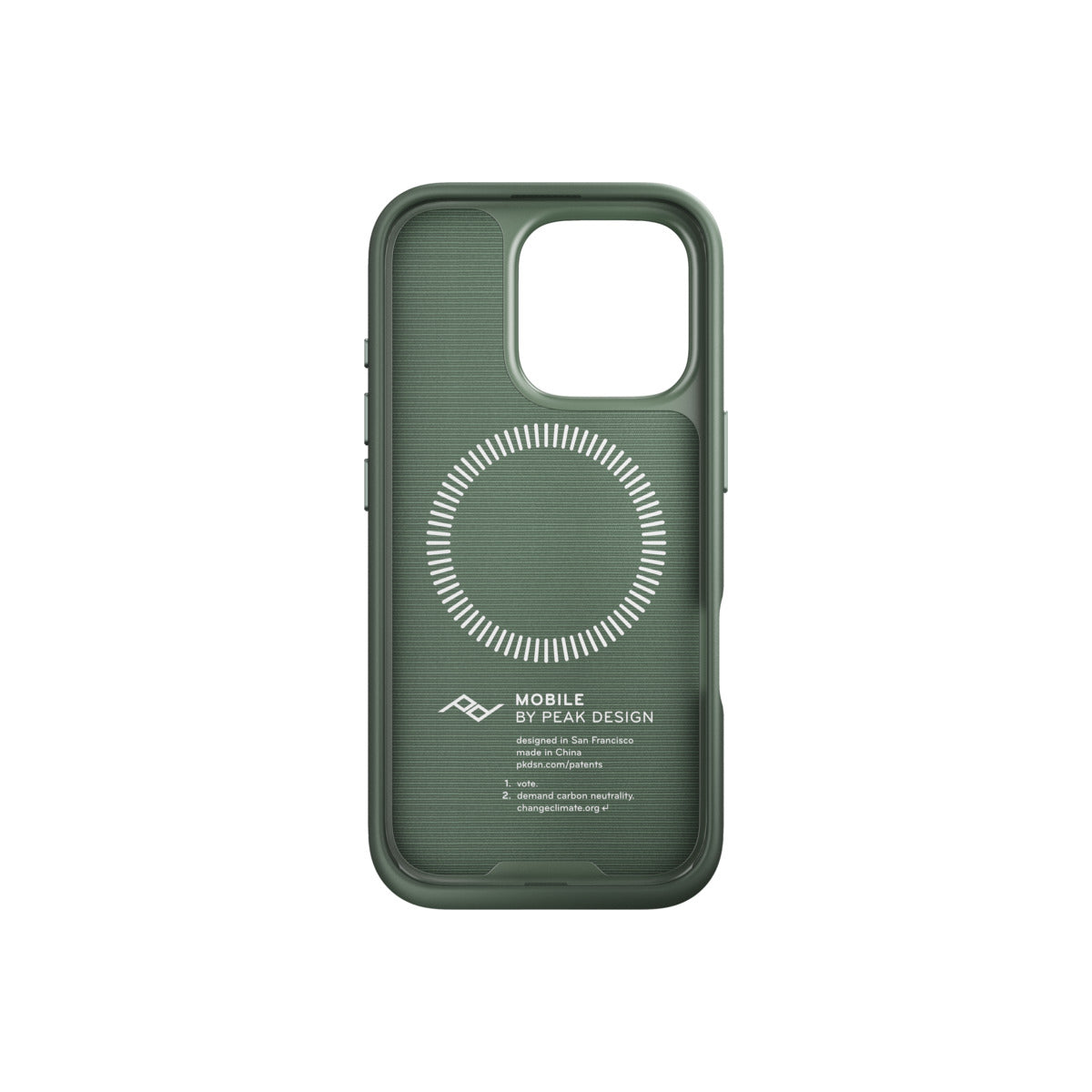 Kryt s poutkem pro iPhone 16 Pro Peak Design Mobile Everyday Loop Case - šalvějově zelený - iSTYLE CZ