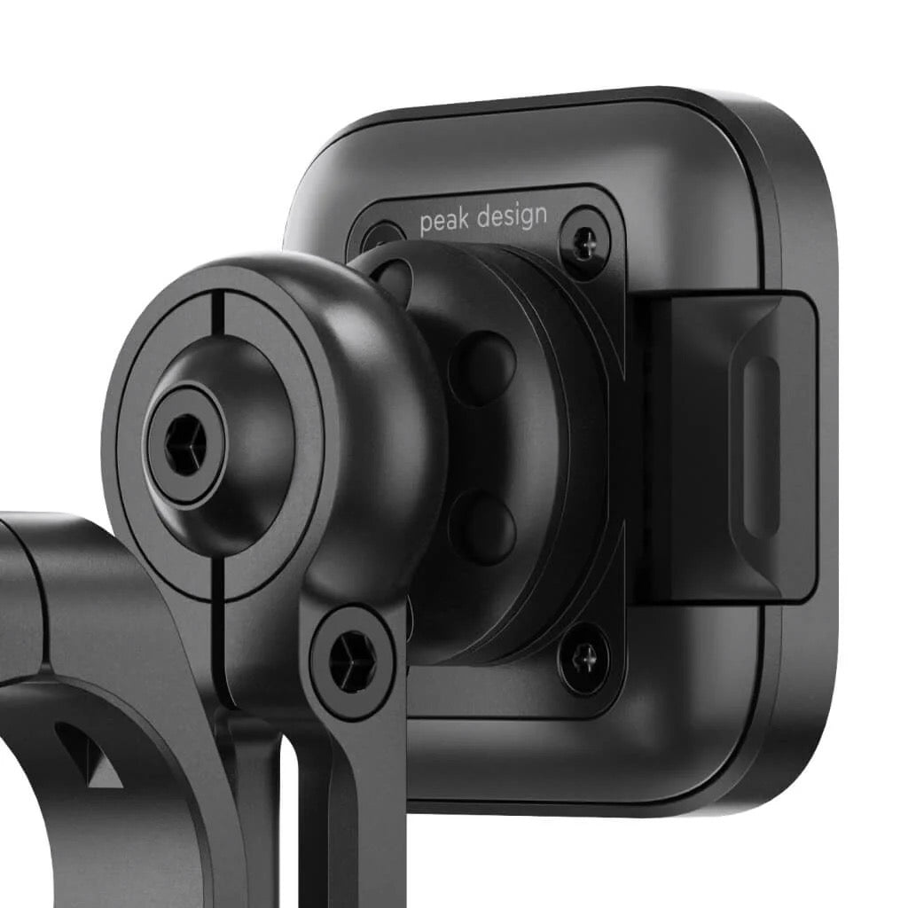 Držák s pojistkou na řídítka Peak Design Mobile Motorcycle Mount V2 - černý - iSTYLE CZ