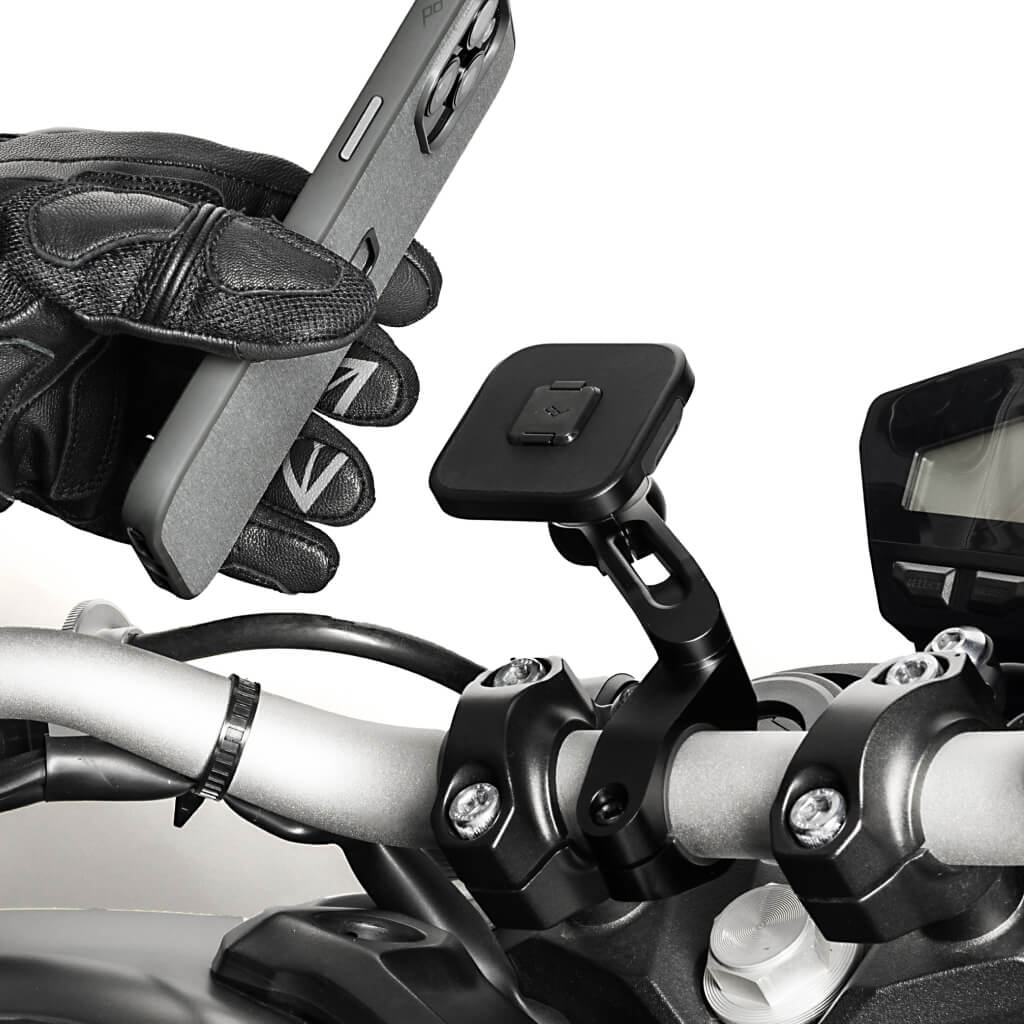 Držák s pojistkou na řídítka Peak Design Mobile Motorcycle Mount V2 - černý - iSTYLE CZ