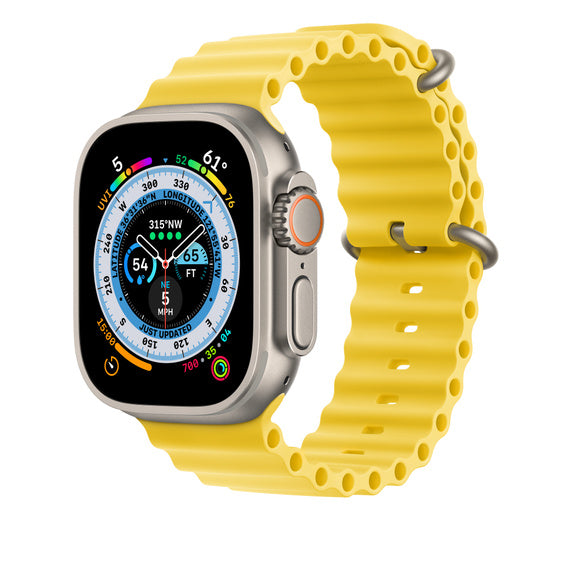 Apple 49mm žluté prodloužení Oceánského řemínku - iSTYLE CZ
