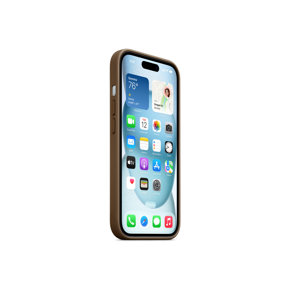 Apple kryt z tkaniny FineWoven s MagSafe na iPhone 15 – kouřový - iSTYLE CZ