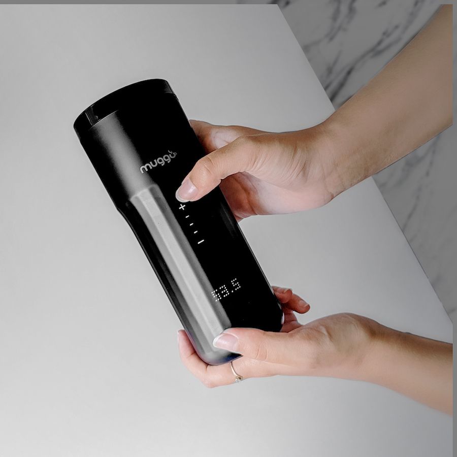 Inteligentní hrnek Muggo Travel Inteligent Mug - černý - iSTYLE CZ