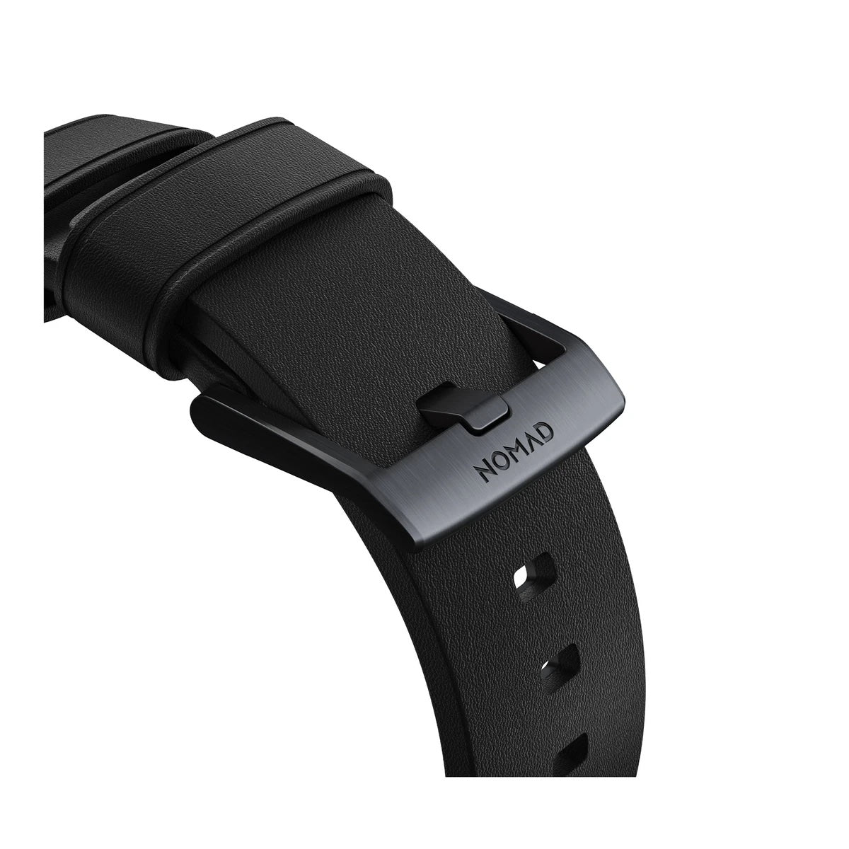 Řemínek pro Apple Watch 42/44/45/49 mm Nomad Active Strap Pro - černý s černou přezkou - iSTYLE CZ