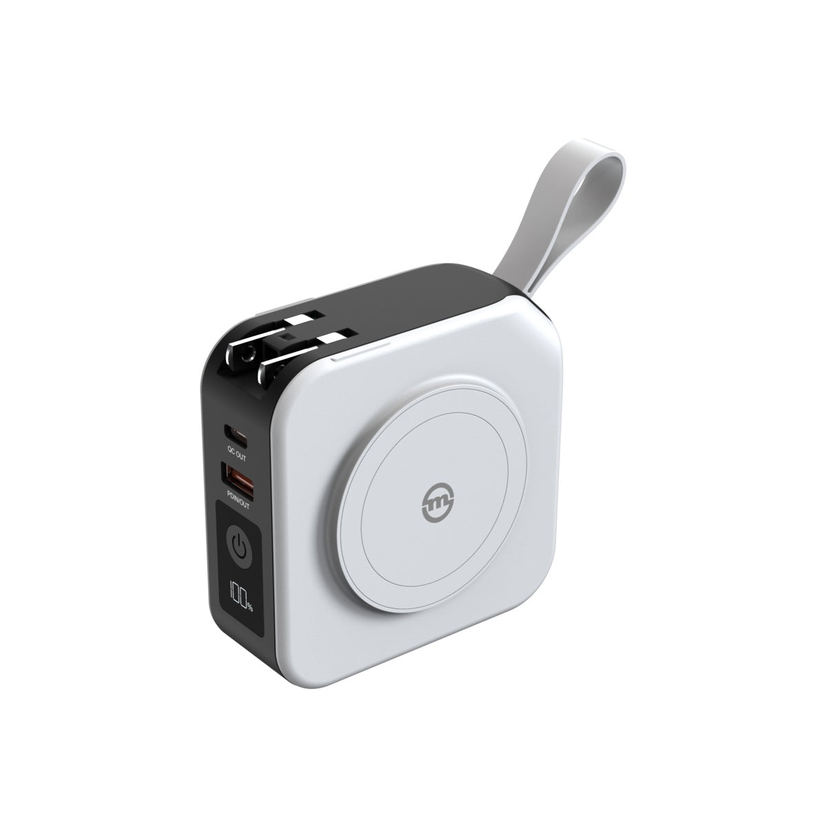 Cestovní nabíječka s powerbankou Mobile Origin 10 000 mAh - bílá - iSTYLE CZ