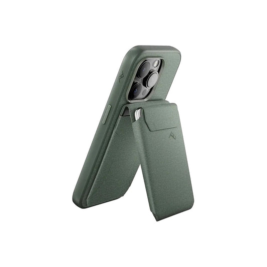 MagSafe peněženka se stojánkem Peak Design Slim Wallet - šalvějově zelená - iSTYLE CZ