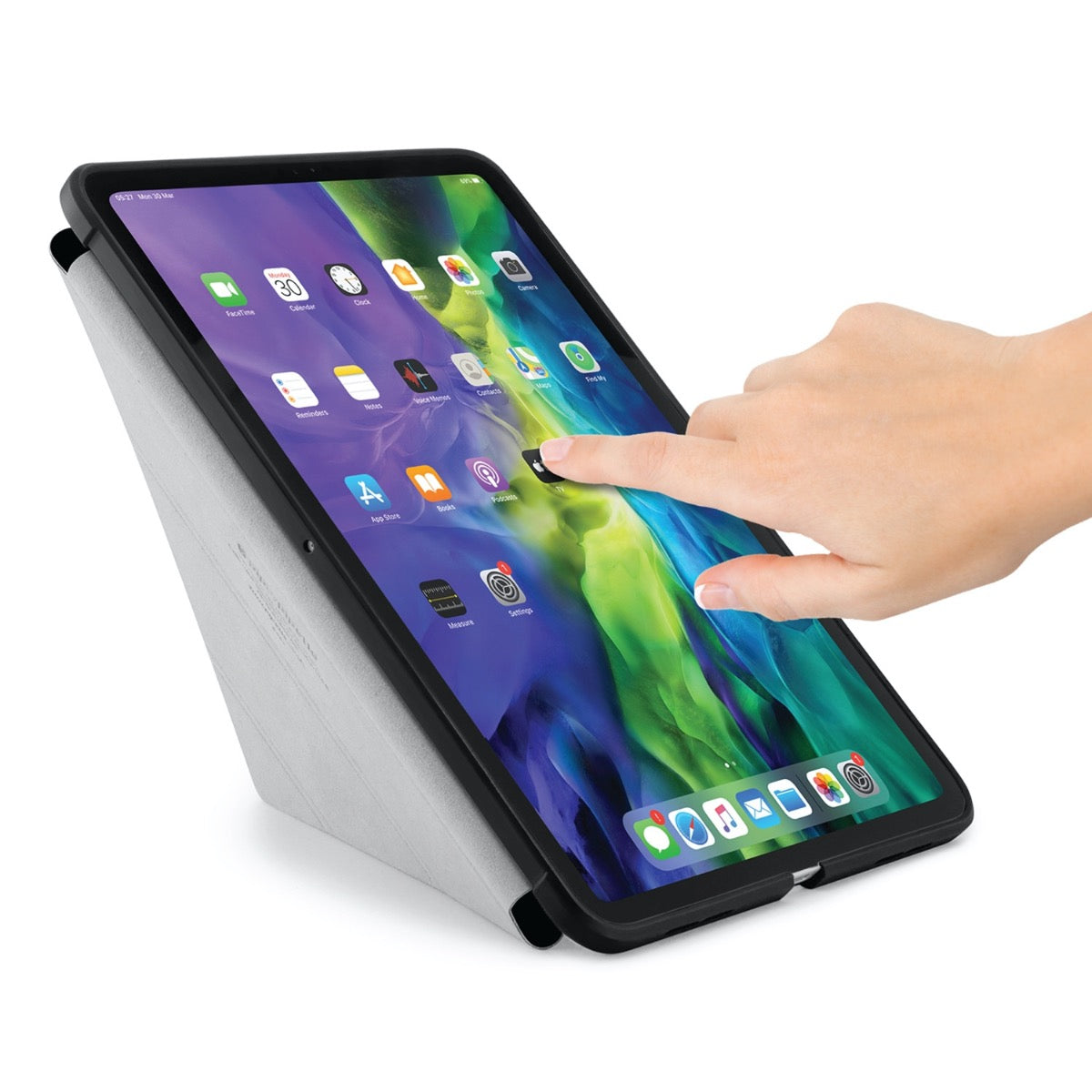 Pouzdro Pipetto Origami pro iPad Air 4 10.9" (2020) - černé - iSTYLE CZ