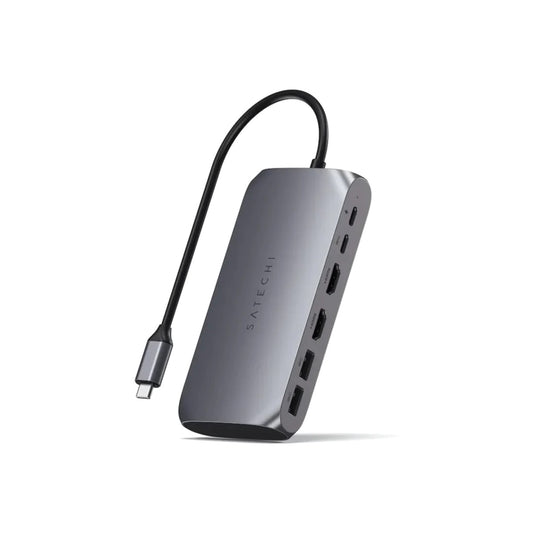 Hliníkový multimediální adaptér USB-C Satechi - šedý - iSTYLE CZ