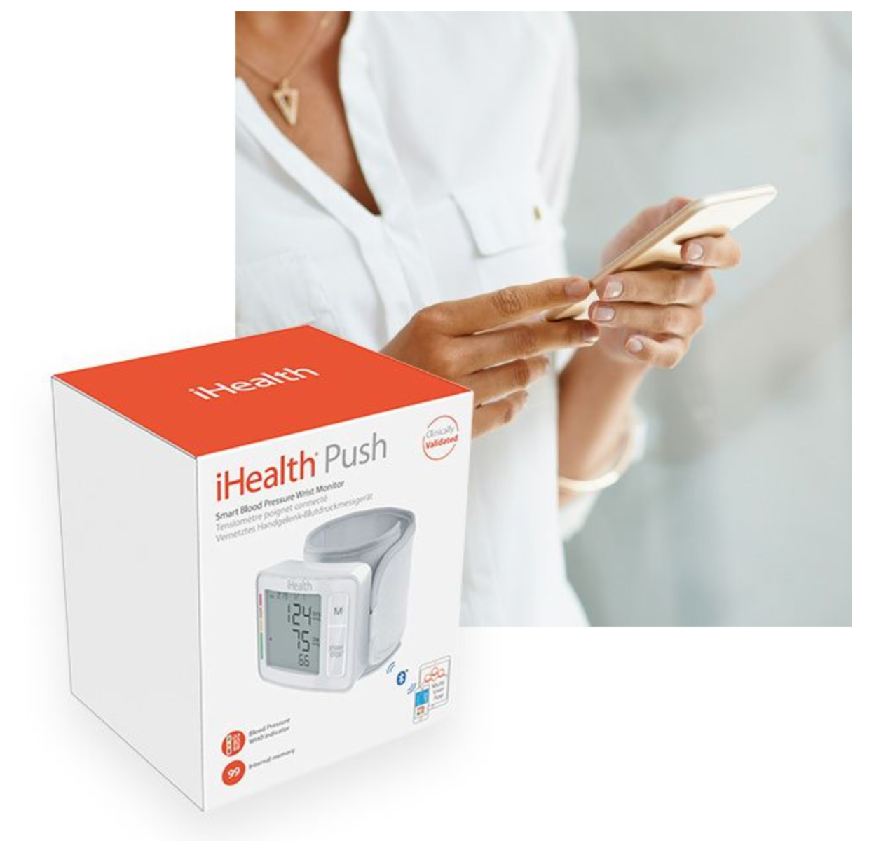 Zápěstní tlakoměr iHealth Push - iSTYLE CZ