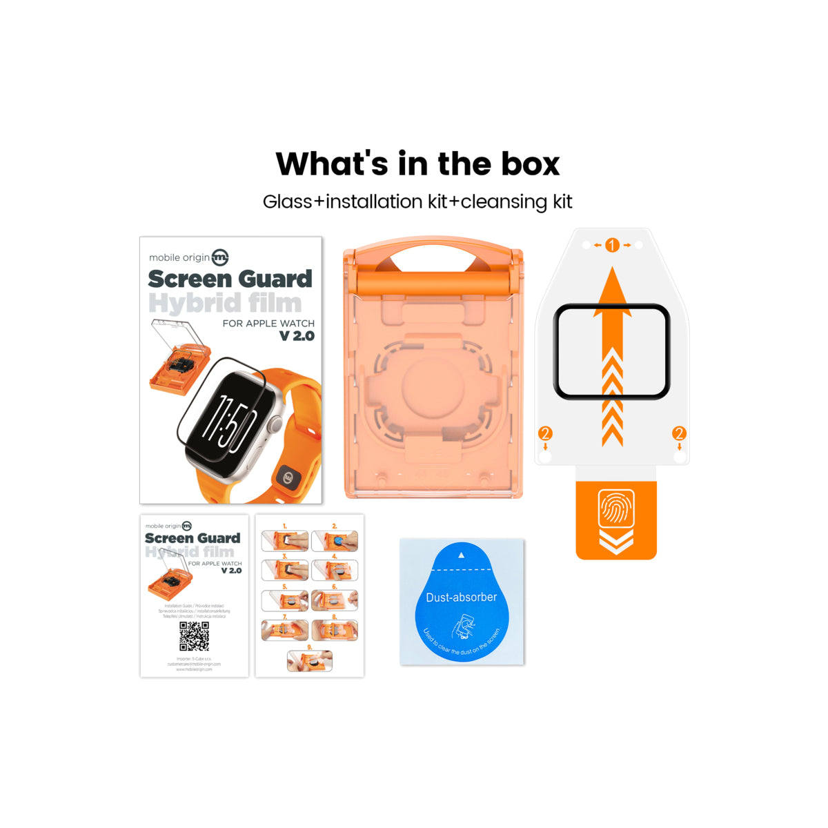 Ochrana displeje na Apple Watch 45 mm Mobile Origin Screen Guard Hybrid film - iSTYLE CZ