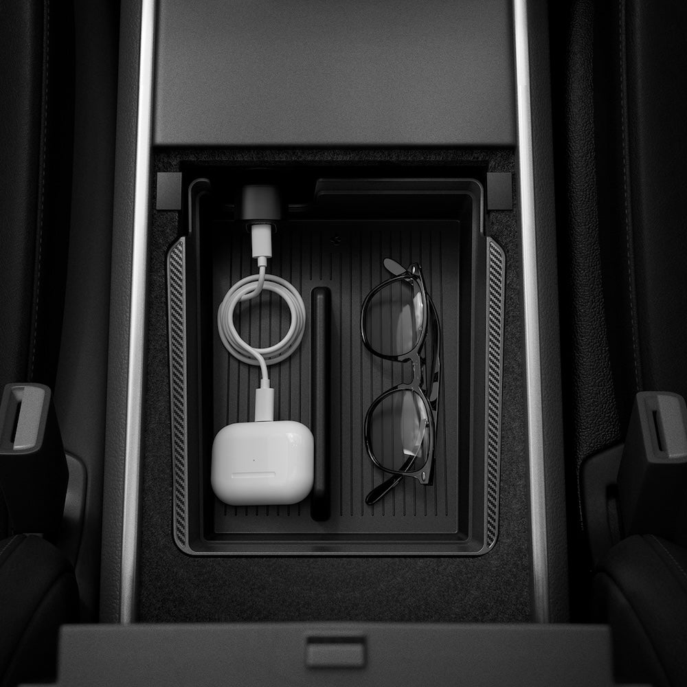 Organizér do loketní opěrky Spigen Tesla Armrest Console Organizer - černý - iSTYLE CZ
