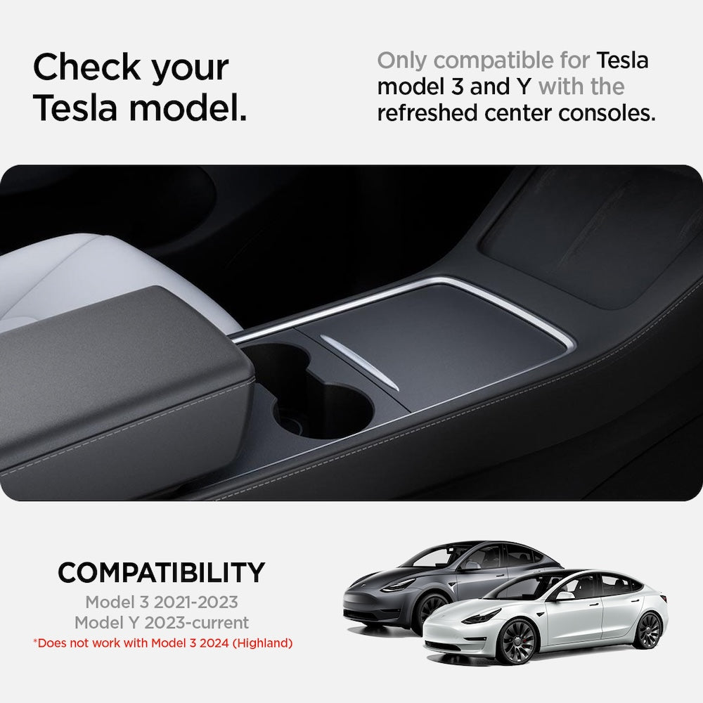 Organizér do loketní opěrky Spigen Tesla Armrest Console Organizer - černý - iSTYLE CZ