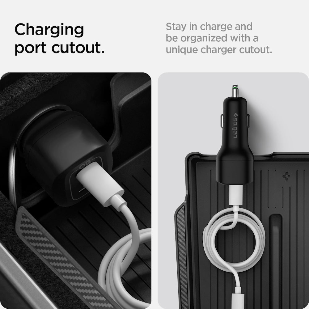 Organizér do loketní opěrky Spigen Tesla Armrest Console Organizer - černý - iSTYLE CZ