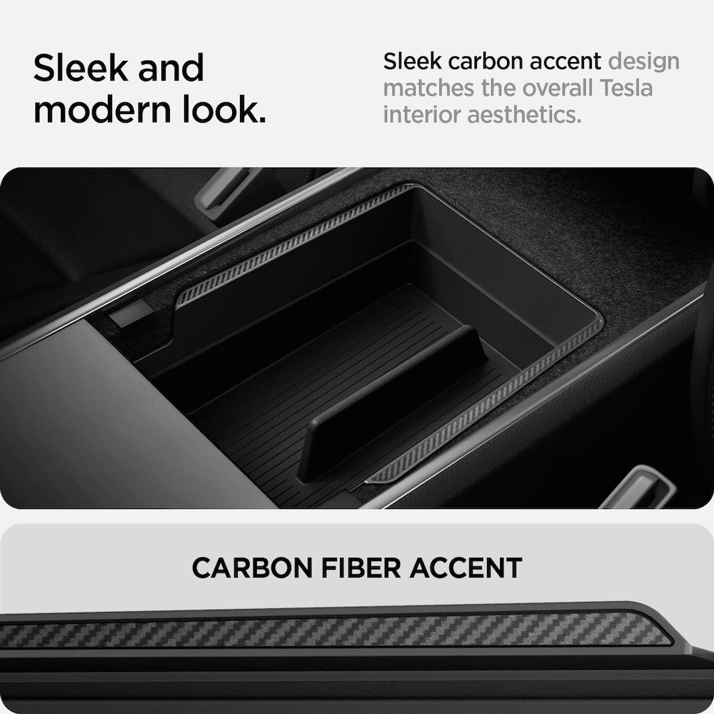 Organizér do loketní opěrky Spigen Tesla Armrest Console Organizer - černý - iSTYLE CZ