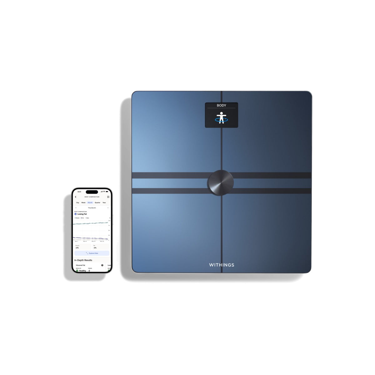 Chytrá Wi-Fi váha pro kompletní tělesnou analýzu Withings Body Comp - černá - iSTYLE CZ