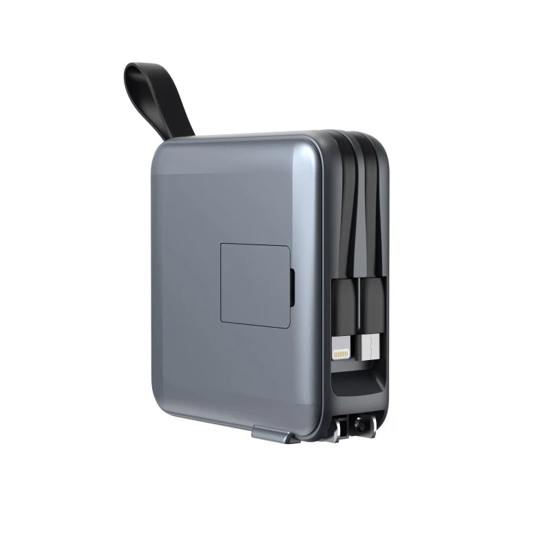 Powerbanka a cestovní nabíječka Mobile Origin PowerBank Travel Charger 10 000 mAh - šedá - iSTYLE.cz