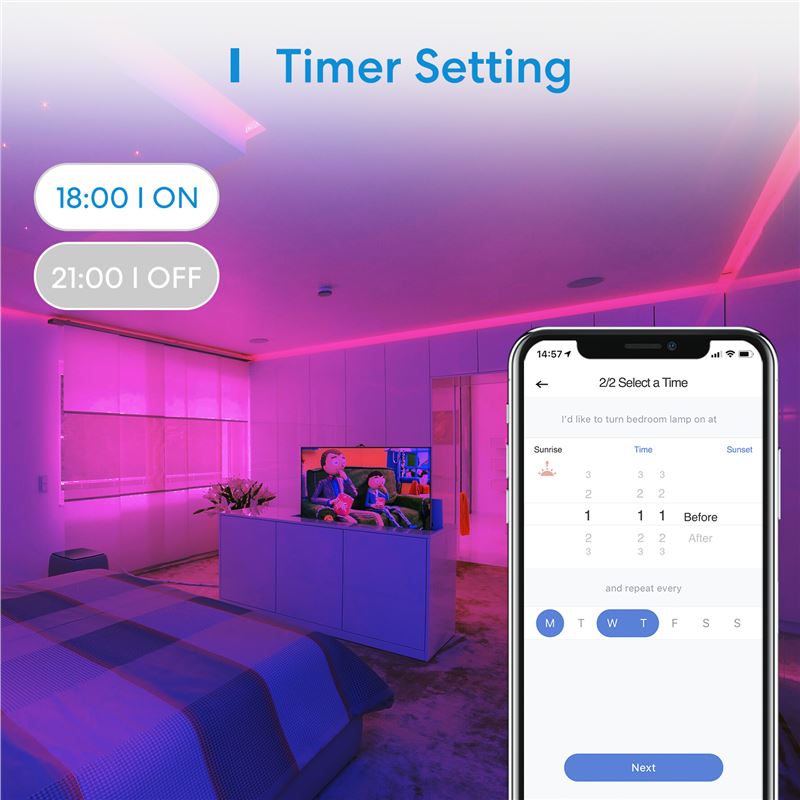 Chytrý světelný pruh Meross WiFi LED Strip - iSTYLE CZ